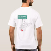 "McGrawsからの挨拶"のTシャツ Tシャツ (裏面)