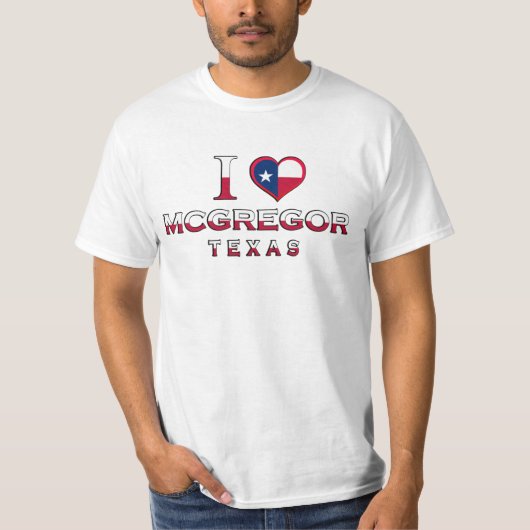 McGregor、テキサス州 Tシャツ (正面)
