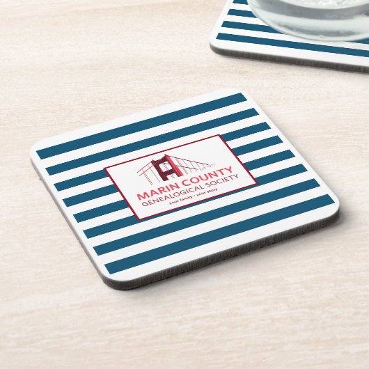 MCGSコースターとコルクバック – 6セット コースター (左側)