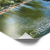 McHenry、イリノイ川沿いのキツネ川 フォトプリント (角)