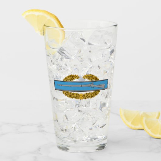 MCIBマスター戦闘歩兵バッジ タンブラーグラス (アイス正面)