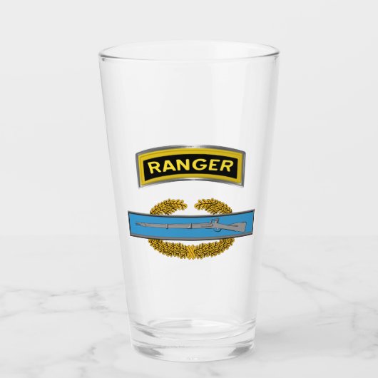 MCIBマスター戦闘歩兵バッジ タンブラーグラス (正面)