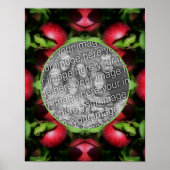 McIntosh Apple自然フレーム独自の写真を作成 ポスター (正面)