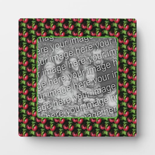 McIntosh Apple自然自分の写真を追加 フォトプラーク (正面)