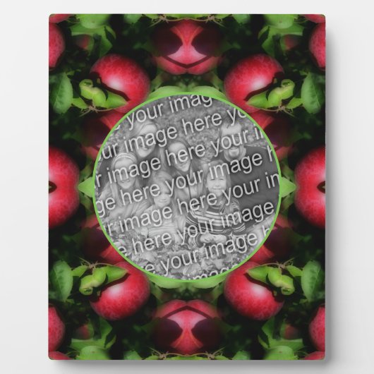 McIntosh Apple自然自分の写真を追加 フォトプラーク (正面)