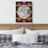 McIntosh Apple Frame自分の写真を作成 キャンバスプリント (インサイチュ (寝室))