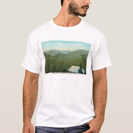 McIntyre、ColdenおよびMarcy Mts.の眺め Tシャツ (正面)