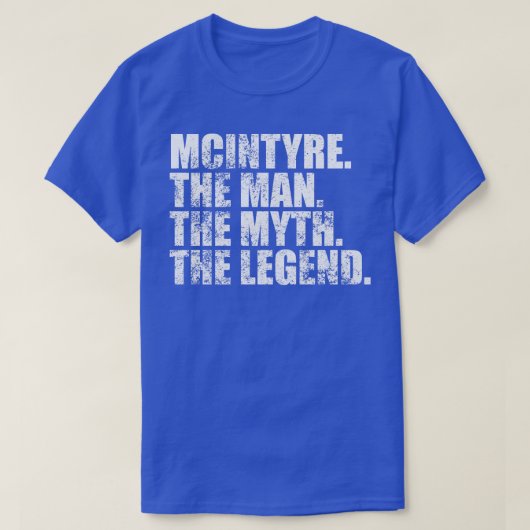 McintyreMcintyreファミリー名Mcintyre姓Mc Tシャツ (デザイン正面)