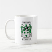 McIrvinの紋章付き外衣 コーヒーマグカップ (左)