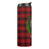 McIver Scottish Clan Tartan & Crest タンブラー (回転左)