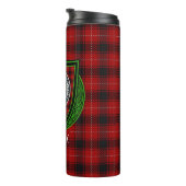 McIver Scottish Clan Tartan & Crest タンブラー (回転右)