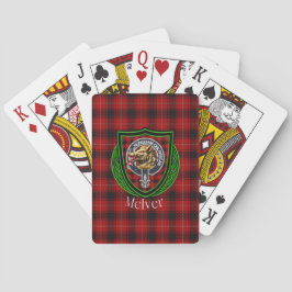 McIver Scottish Clan Tartan & Crest トランプ