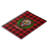 McIver Scottish Clan Tartan & Crest ノートブック (左側)