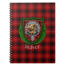 McIver Scottish Clan Tartan & Crest