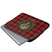 McIver Scottish Clan Tartan & Crest ラップトップスリーブ (正面下部)