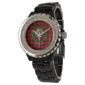 McIver Scottish Clan Tartan & Crest 腕時計 (アングル)