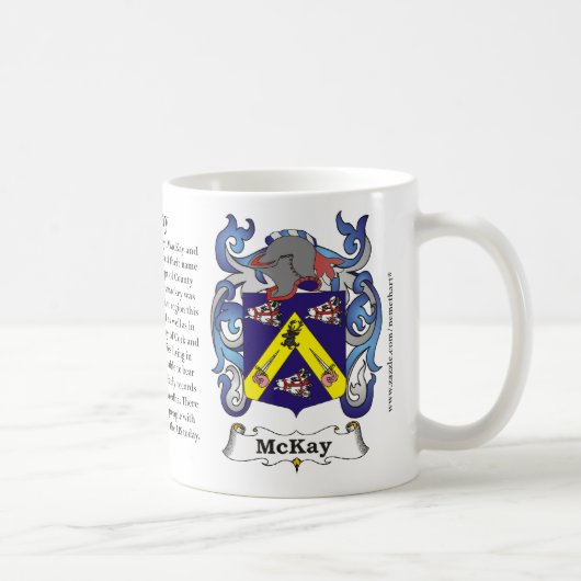 McKay、起源、意味および頂上 コーヒーマグカップ (右)