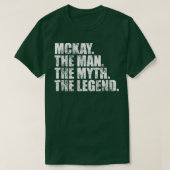 MckayMckayファミリー名Mckay姓Mckay Surna Tシャツ (デザイン正面)