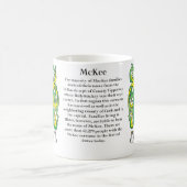 McKee、起源、意味および頂上 コーヒーマグカップ (中央)