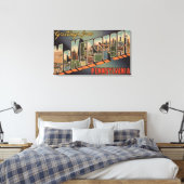 McKeesport,ペンシルバニア州 – ラージレターシーン キャンバスプリント (インサイチュ (寝室))