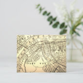 McKeesport、PAヴィンテージマップ ポストカード (スタンド正面)