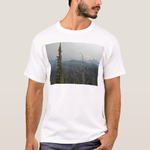 McKenzieのパスオレゴンの溶岩原そしてパノラマ式 Tシャツ