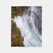 McKenzie River | Oregon フリースブランケット (正面)