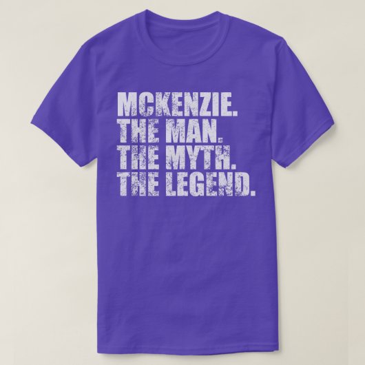 MckenzieMckenzieファミリー名Mckenzie姓Mc Tシャツ (デザイン正面)