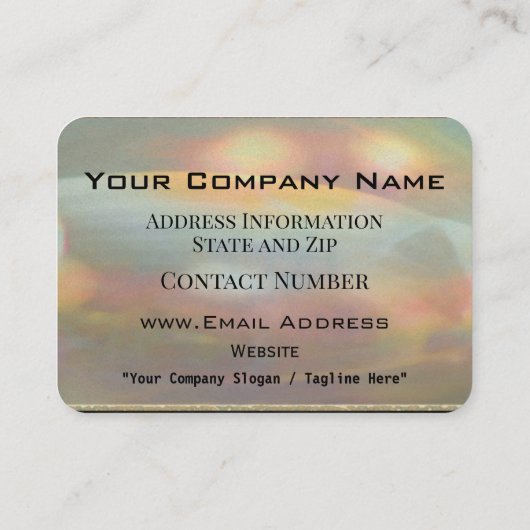 McKintzの美しくユニークなプロフェッショナル 名刺 (裏面)