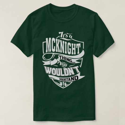 MCKNIGHTの贈り物 Tシャツ (デザイン正面)