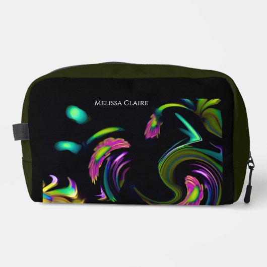 MCKS IT "デイジージャングル"メイクアップバッグ ドップキット (正面)