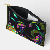 MCKS IT "デイジー"小さなオリーブアクセサリーバッグ アクセサリーポーチ (見開き)