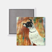 MClairArtのPawLoversArtギフト マグネット (正面/裏面)