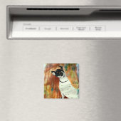 MClairArtのPawLoversArtギフト マグネット (インサイチュ (食洗機))