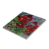 MClairArtのPhotosNArtの花のセラミックタイル タイル (側面)