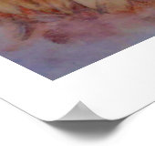 MClairArt's PawLoversArtポメラニア犬プリント ポスター (角)