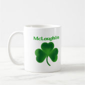McLaughlinのシャムロック コーヒーマグカップ (左)