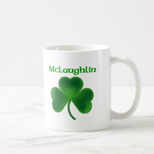 McLaughlinのシャムロック コーヒーマグカップ (右)