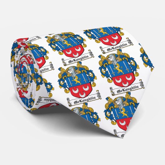 McLaughlinの家紋 ネクタイ (ロール)