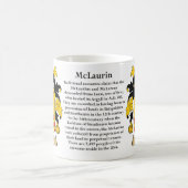 McLaurin、起源、意味および頂上 コーヒーマグカップ (中央)