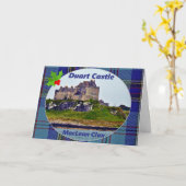 McLean/McLain's Duart Castle Holly Berryクリスマス カード (黄色い花)