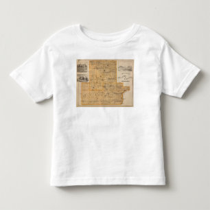 McLeodおよびSibley、ミネソタの郡 トドラーTシャツ