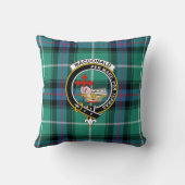 McLeod Clan Tartan, Badge and Motto Pillow クッション (裏面)