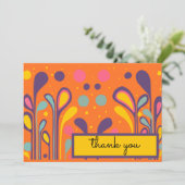 MCMのモダン棒つきキャンデーオ絵画レンジ数々の サンキューカード (スタンド正面)