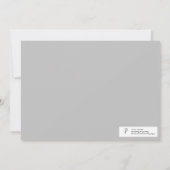 MCMのモダン棒つきキャンデーグ絵画レイ金ゴールドブラック サンキューカード (裏面)