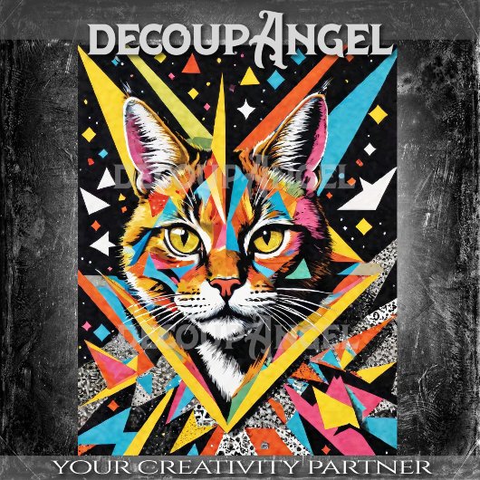 MCMの猫デコパージュのポルトライ 薄葉紙