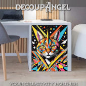 MCMの猫デコパージュのポルトライ 薄葉紙