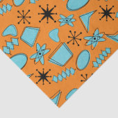 MCMアトミック形状ターコイズオンオレンジ 薄葉紙 (詳細)