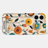 MCMアートポップ・アートのの花カラフル咲き Case-Mate iPhoneケース (裏面 (横))