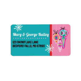 MCMオーナメントクリスマスカード住所 シール2 ラベル